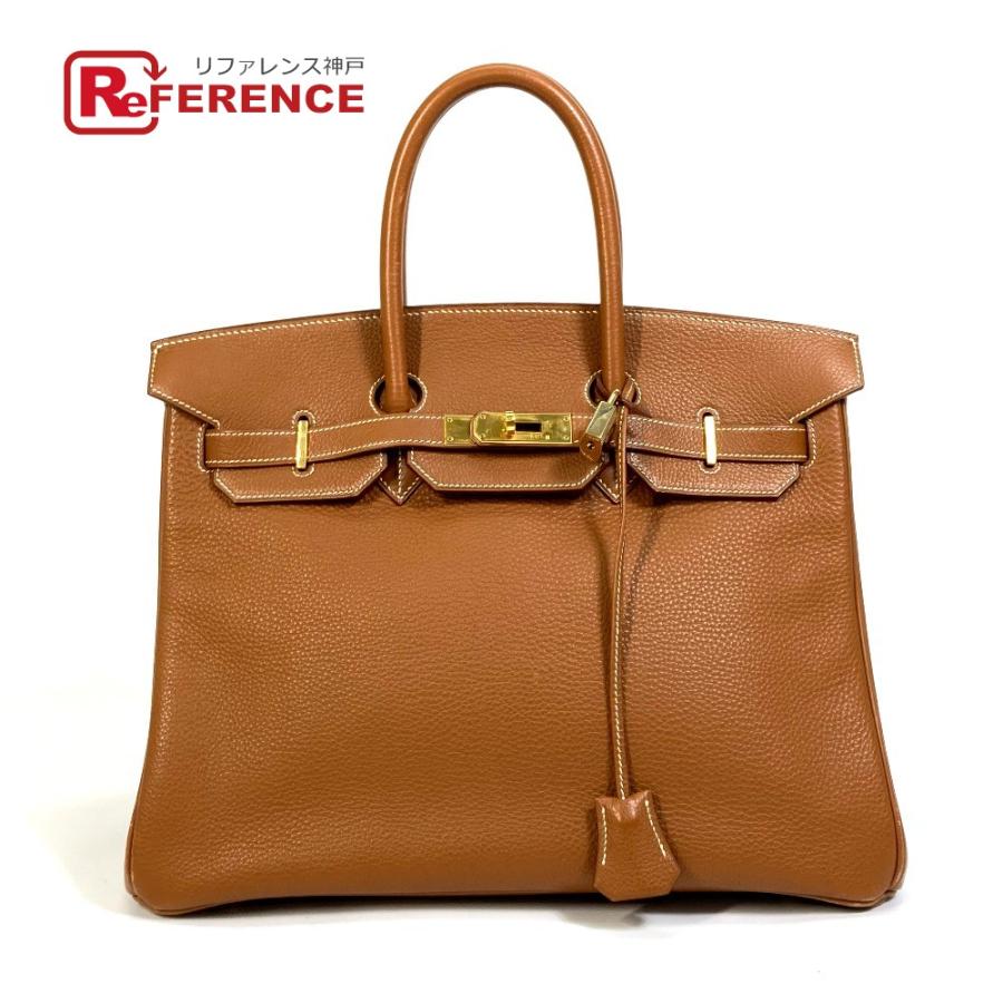 HERMES エルメス バーキン35 トートバッグ ハンドバッグ トゴ □C刻刻  