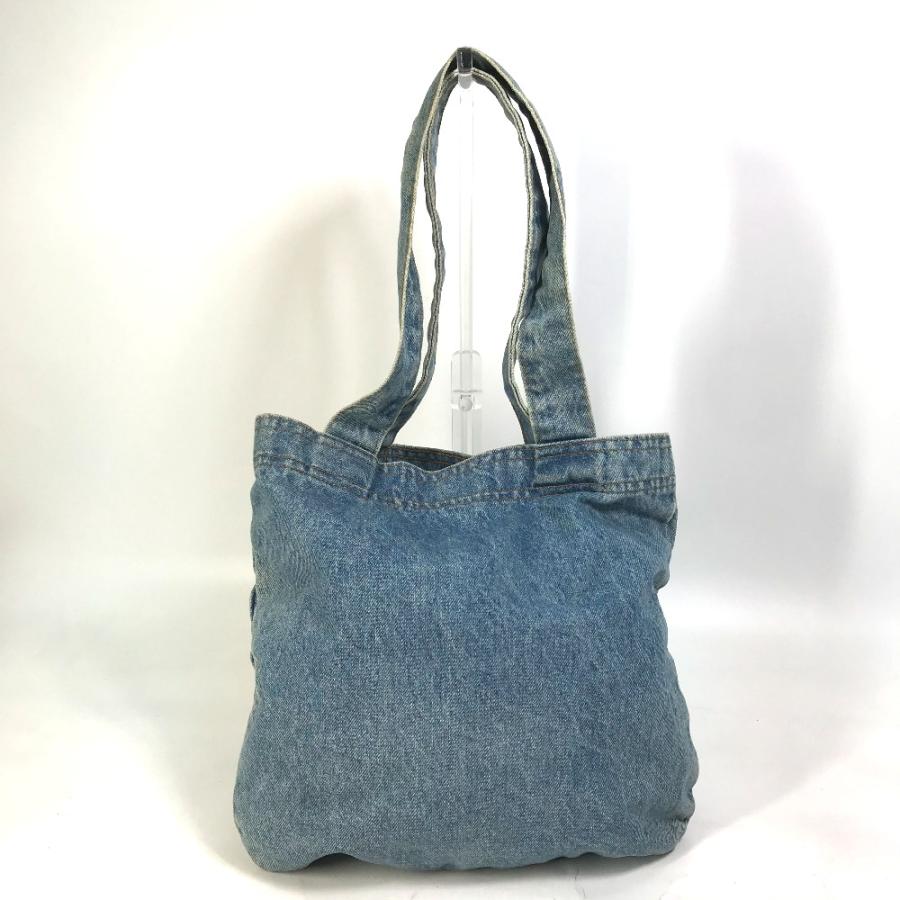 HUNTING WORLD ハンティングワールド ビックロゴ カバン ショルダーバッグ  トートバッグ ブルー レディース【中古】 |  | 01