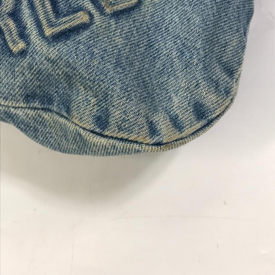 HUNTING WORLD ハンティングワールド ビックロゴ カバン ショルダーバッグ  トートバッグ ブルー レディース【中古】 |  | 05