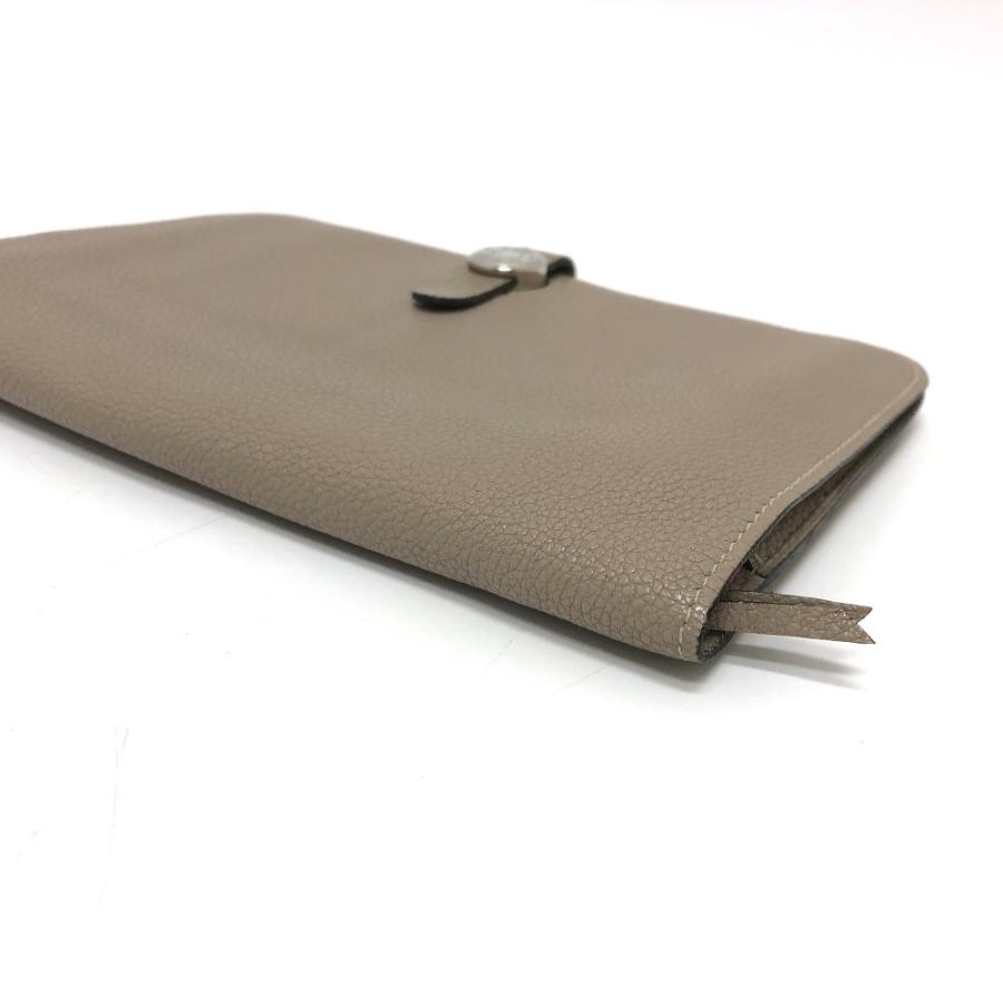 HERMES エルメス ドゴンGM 長財布 グリアスファルト ベージュ レディース【中古】 | HERMES | 03