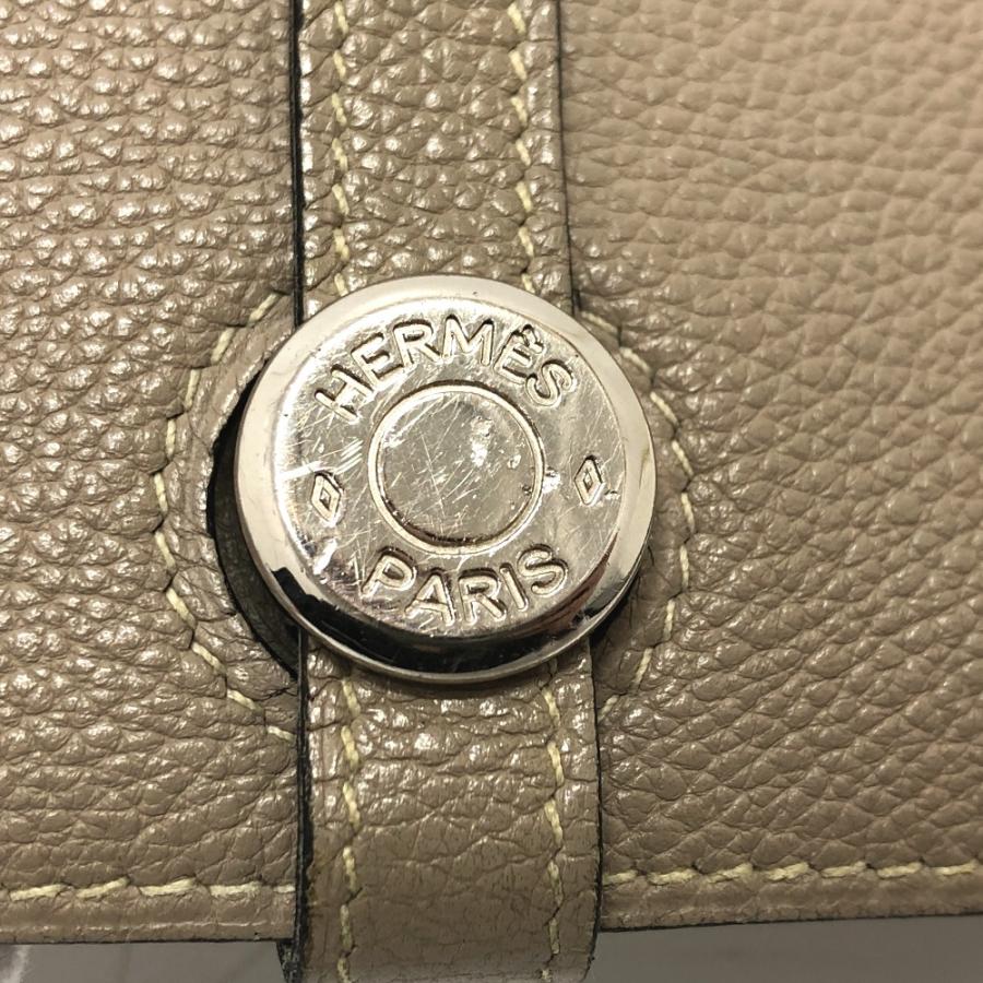 HERMES エルメス ドゴンGM 長財布 グリアスファルト ベージュ レディース【中古】 | HERMES | 05