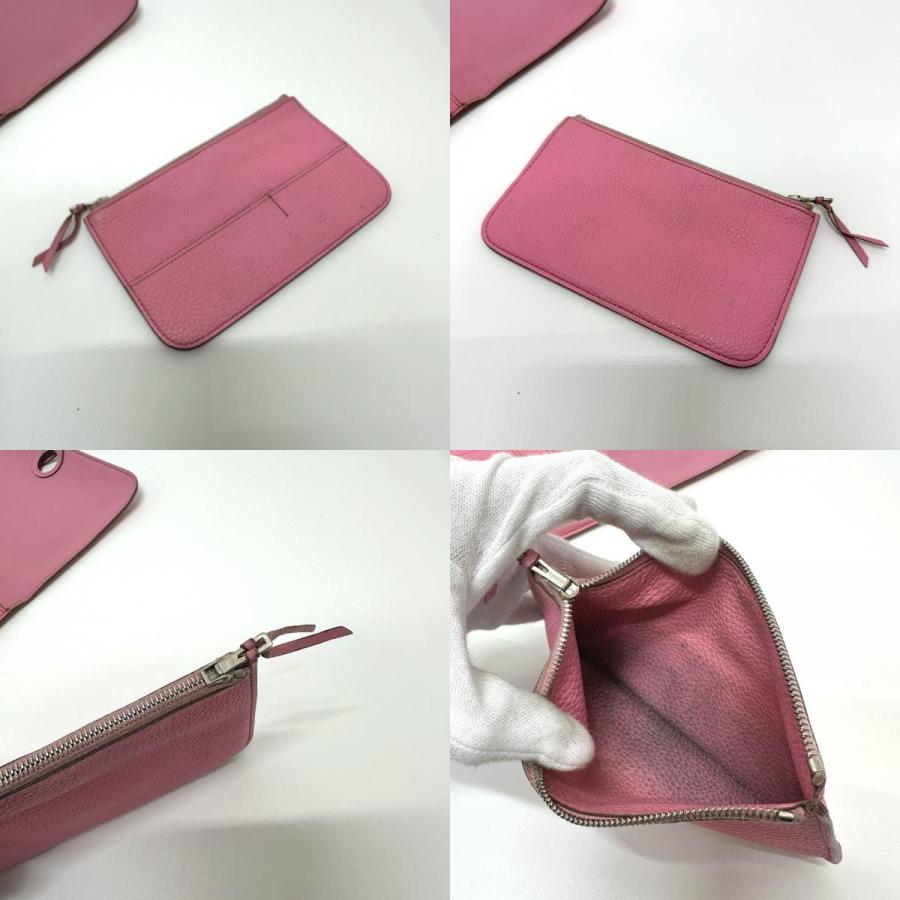 HERMES エルメス ドゴンGM ドゴン GM ウォレット 財布  長財布 ピンク レディース【中古】 | HERMES | 08