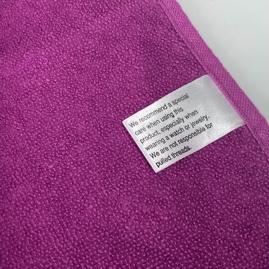 美品 HERMES エルメス ヨッティング ビーチタオル ロゴ 大判 フリンジ  バスタオル インテリア ひざかけ ブランケットパープル【中古】 | HERMES | 06