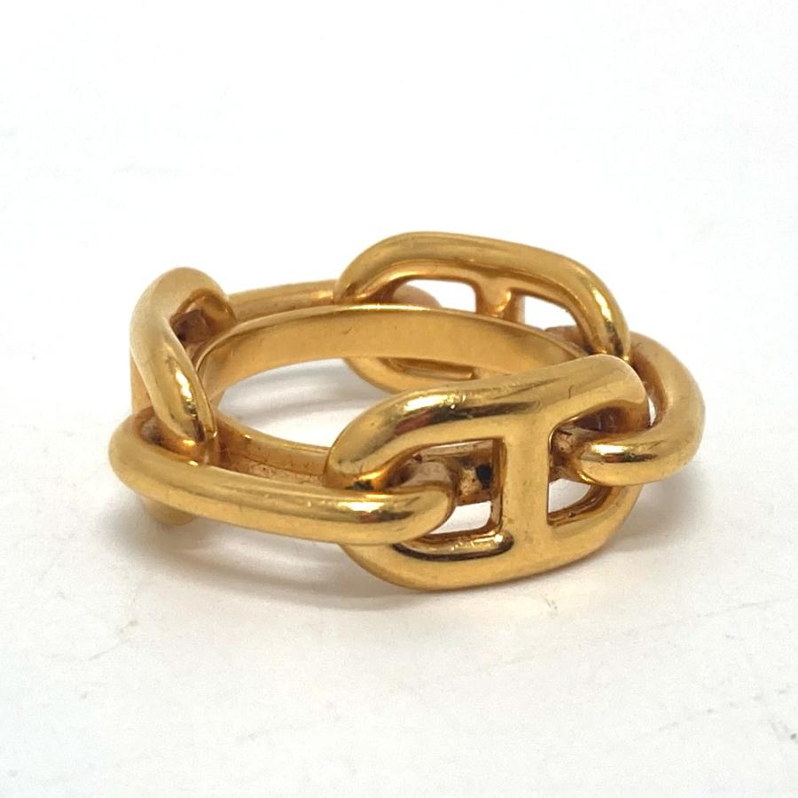 HERMES エルメス シェーヌダンクル スカーフ スカーフリング ゴールド レディース【中古】 | HERMES | 02