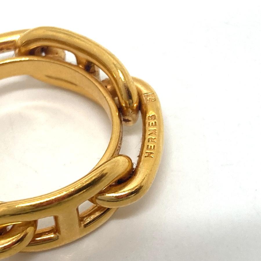 HERMES エルメス シェーヌダンクル スカーフ スカーフリング ゴールド レディース【中古】 | HERMES | 05