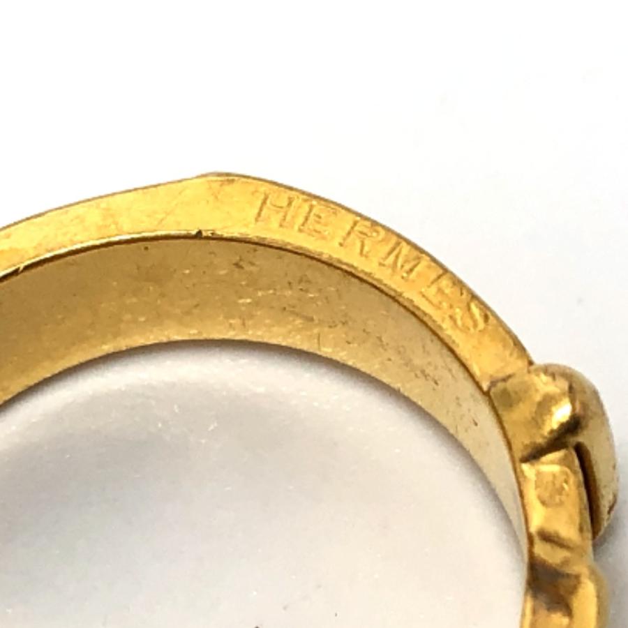 HERMES エルメス ベルトモチーフ アクセサリー スカーフリング ゴールド レディース【中古】 | HERMES | 06