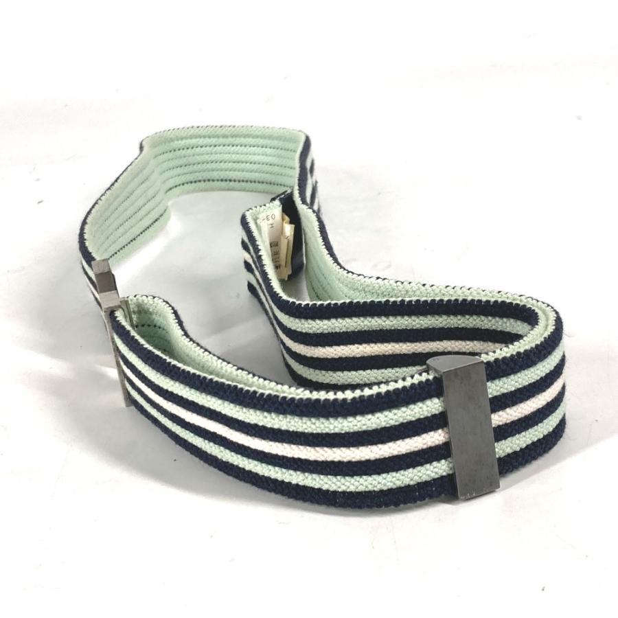 HERMES エルメス Hロゴ アクセサリー ボーダー ベルト グリーン ユニセックス【中古】 | HERMES | 07