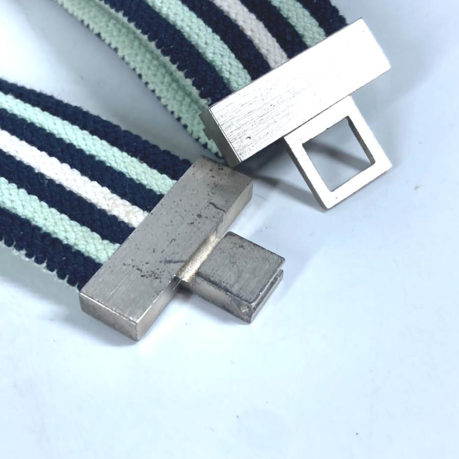 HERMES エルメス Hロゴ アクセサリー ボーダー ベルト グリーン ユニセックス【中古】 | HERMES | 08