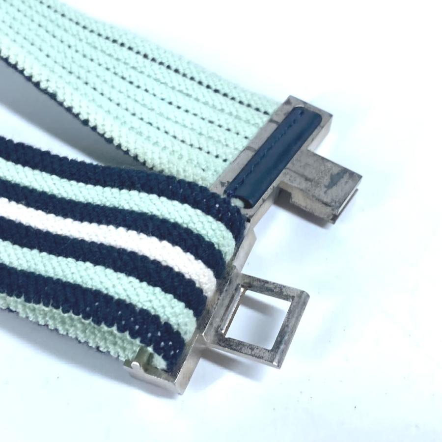 HERMES エルメス Hロゴ アクセサリー ボーダー ベルト グリーン ユニセックス【中古】 | HERMES | 09