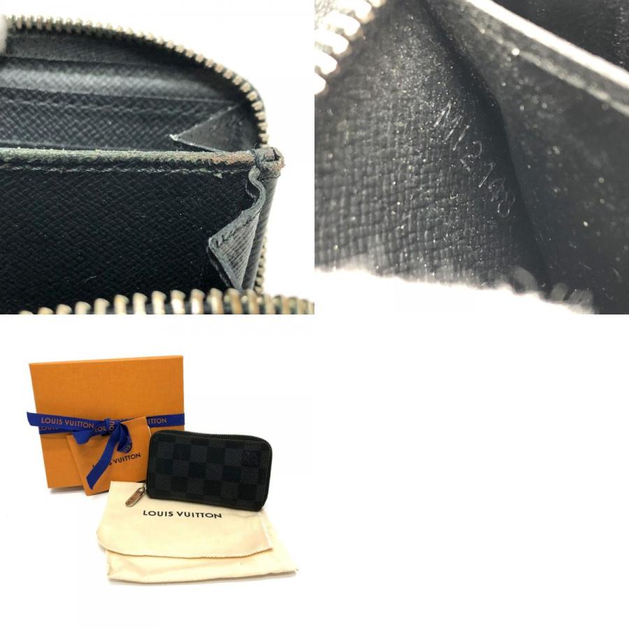LOUIS VUITTON ルイヴィトン N63076  ジッピーコインパース ダミエグラフィット コインケース ブラック メンズ【中古】 | LOUIS VUITTON | 09