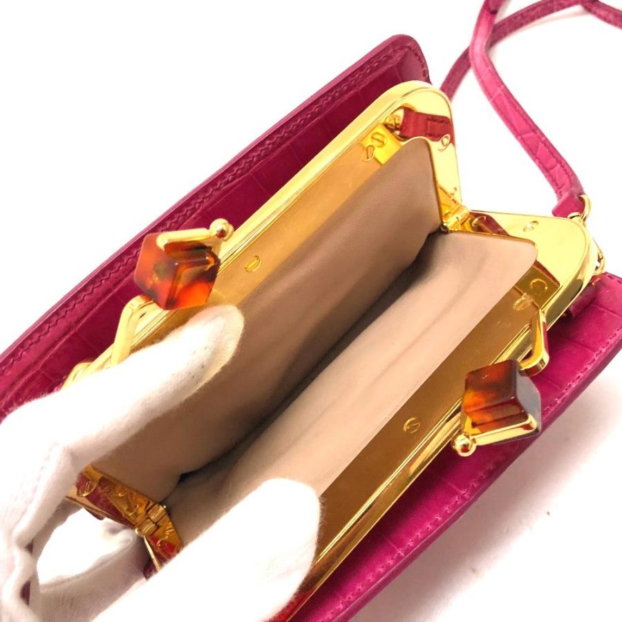 miu Miu Miu ミュウミュウ ポシェット がま口 ショルダーバッグ 