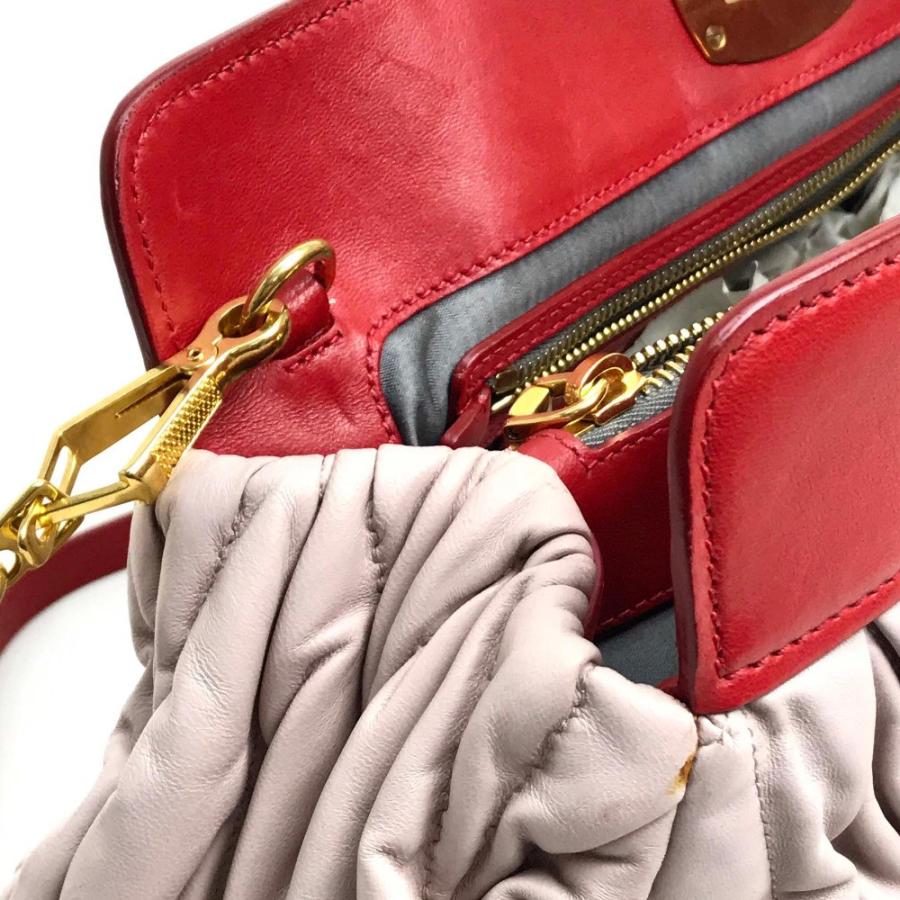 miu MIUMIU ミュウミュウ クラッチバッグ ショルダー マテラッセ