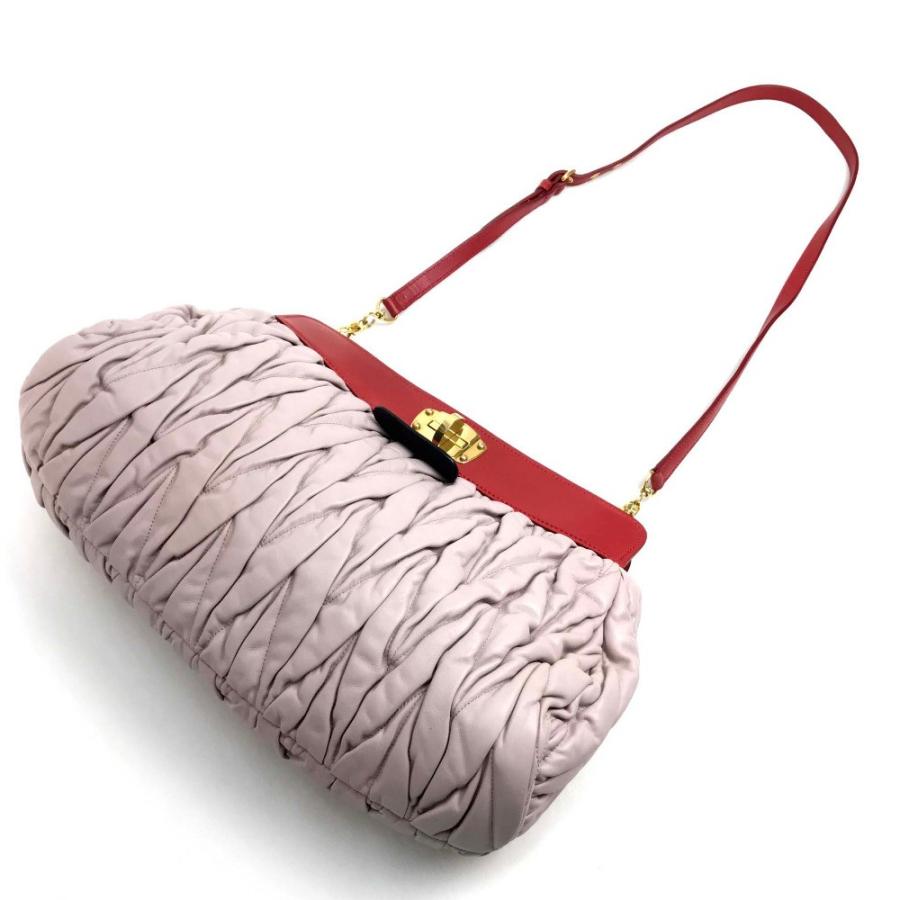 miu MIUMIU ミュウミュウ クラッチバッグ ショルダー マテラッセ
