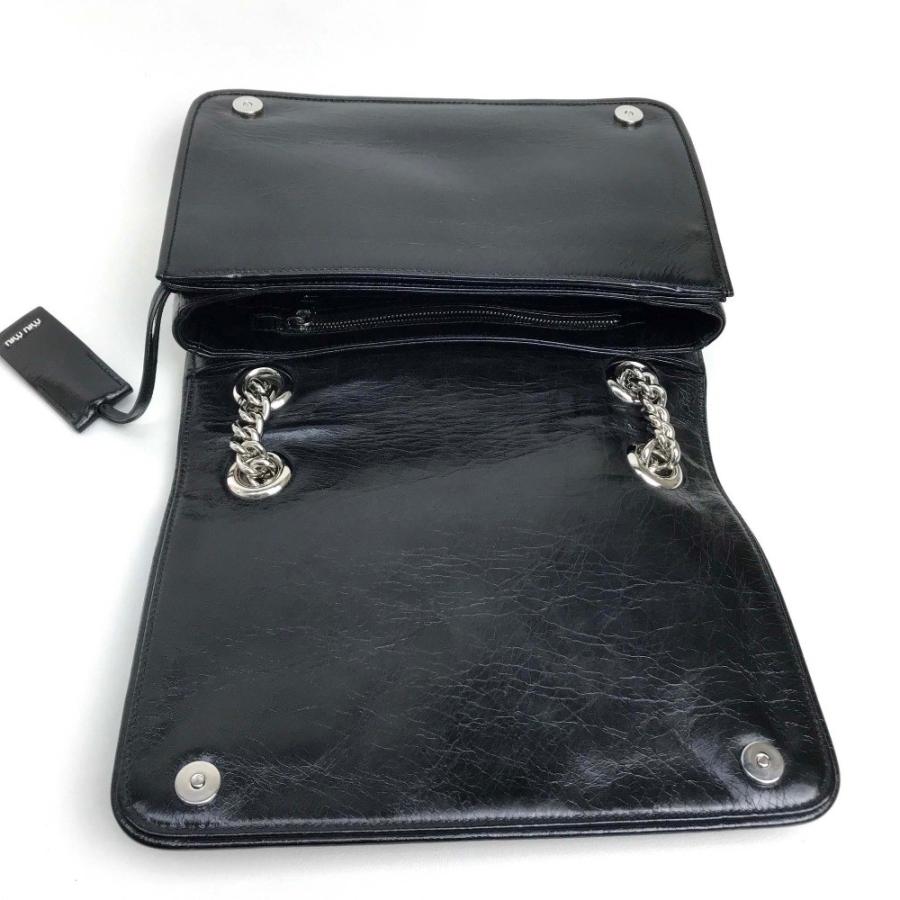 新品同様 MIUMIU ミュウミュウ 5BD015 チェーンショルダー 2way ショルダーバッグ カーフレザー | miu miu | 06