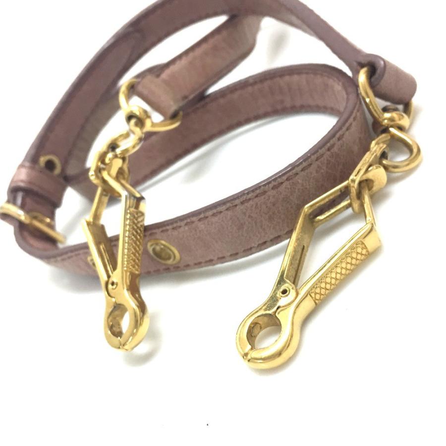 MIU MIU ミュウミュウ ハンドバッグ ショルダーバッグ 2wayバッグ レザー ピンクベージュ系 レディース | miu miu | 08