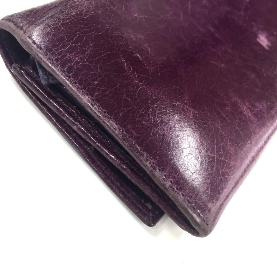 MIU MIU ミュウミュウ ファスナー付き2つ折り長財布 長財布（小銭入れあり） レザー パープル レディース | miu miu | 05