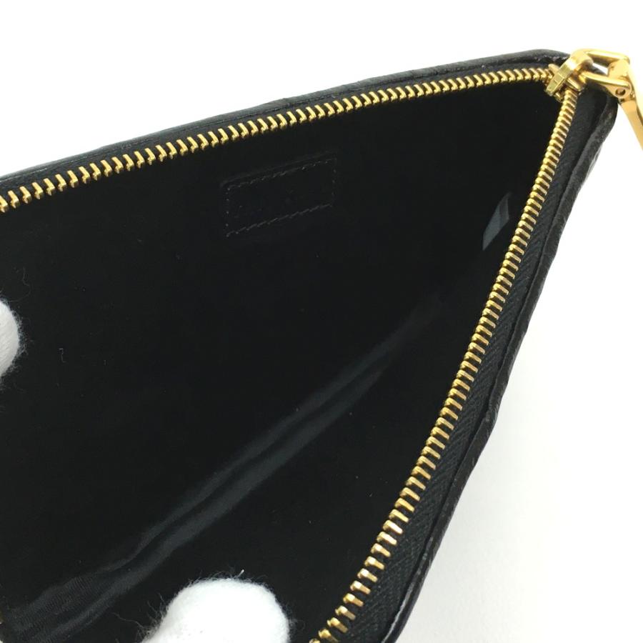 新品同様 MIUMIU ミュウミュウ L字型コインケース MATELASSE マトラッセ コインケース レディース ブラック 黒 | miu miu | 04