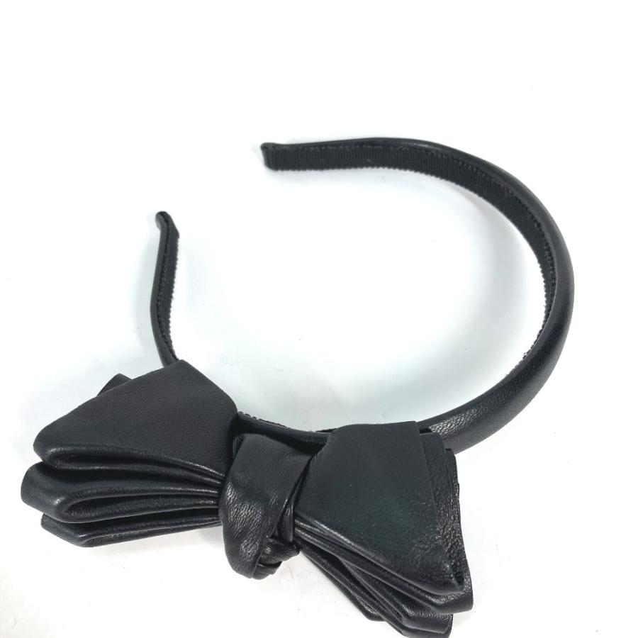 miumiu カチューシャ 黒 【公式通販】