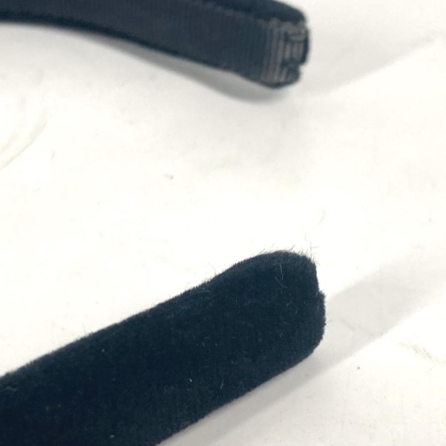 美品 MIUMIU ミュウミュウ ラインストーン ヘアアクセサリー ヘアバンド ヘッドバンド カチューシャ ブラック レディース【中古】 | miu miu | 05