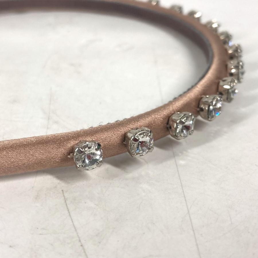 美品 MIUMIU ミュウミュウ パール ヘアアクセサリー ヘッドバンド ヘアバンド カチューシャ ブラック レディース【中古】 | miu miu | 04