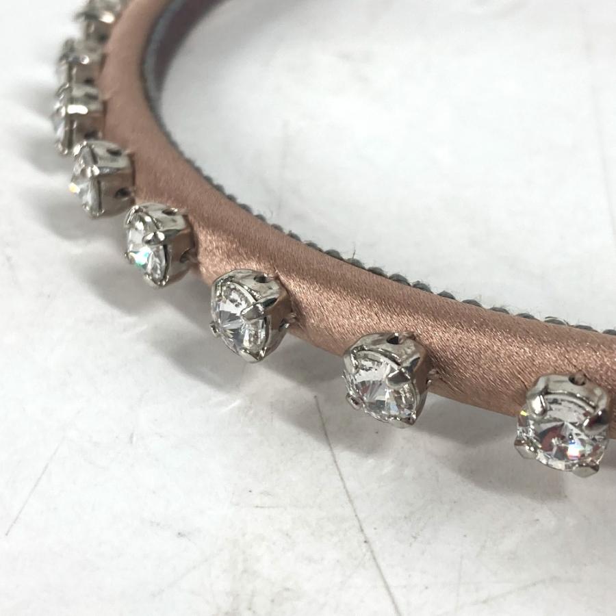 美品 MIUMIU ミュウミュウ パール ヘアアクセサリー ヘッドバンド ヘアバンド カチューシャ ブラック レディース【中古】 | miu miu | 06