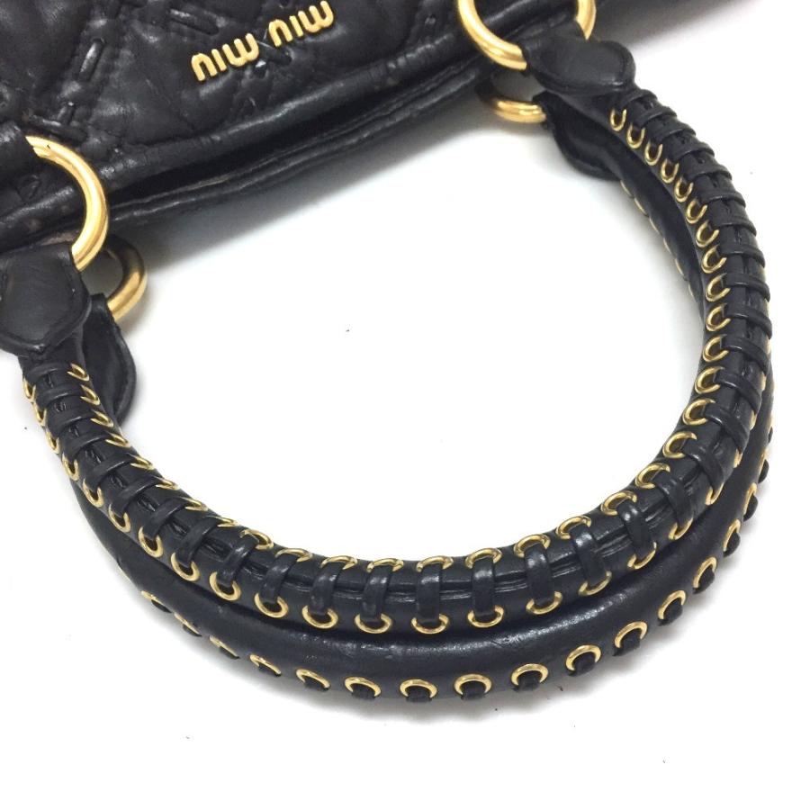 MIU MIU ミュウミュウ ハンドバッグ ショルダーバッグ キルティング 2wayバッグ フェイクレザー メンズ レディース | miu miu | 10