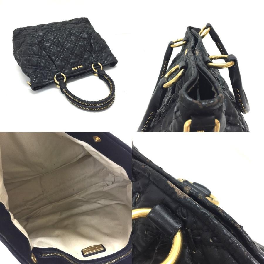 MIU MIU ミュウミュウ ハンドバッグ ショルダーバッグ キルティング 2wayバッグ フェイクレザー メンズ レディース | miu miu | 13