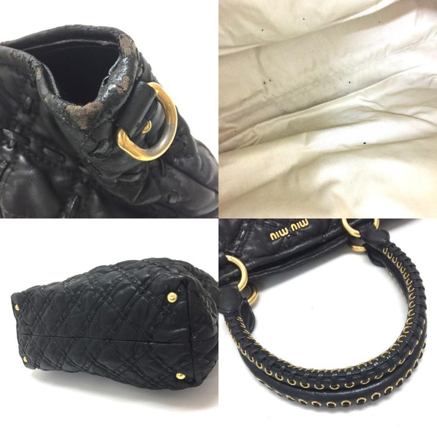 MIU MIU ミュウミュウ ハンドバッグ ショルダーバッグ キルティング 2wayバッグ フェイクレザー メンズ レディース | miu miu | 14