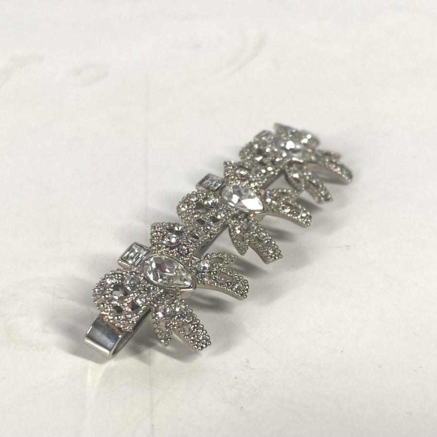 miu miu（ミュウミュウ） 美品 5JF031 リボン ラインストーン りぼん