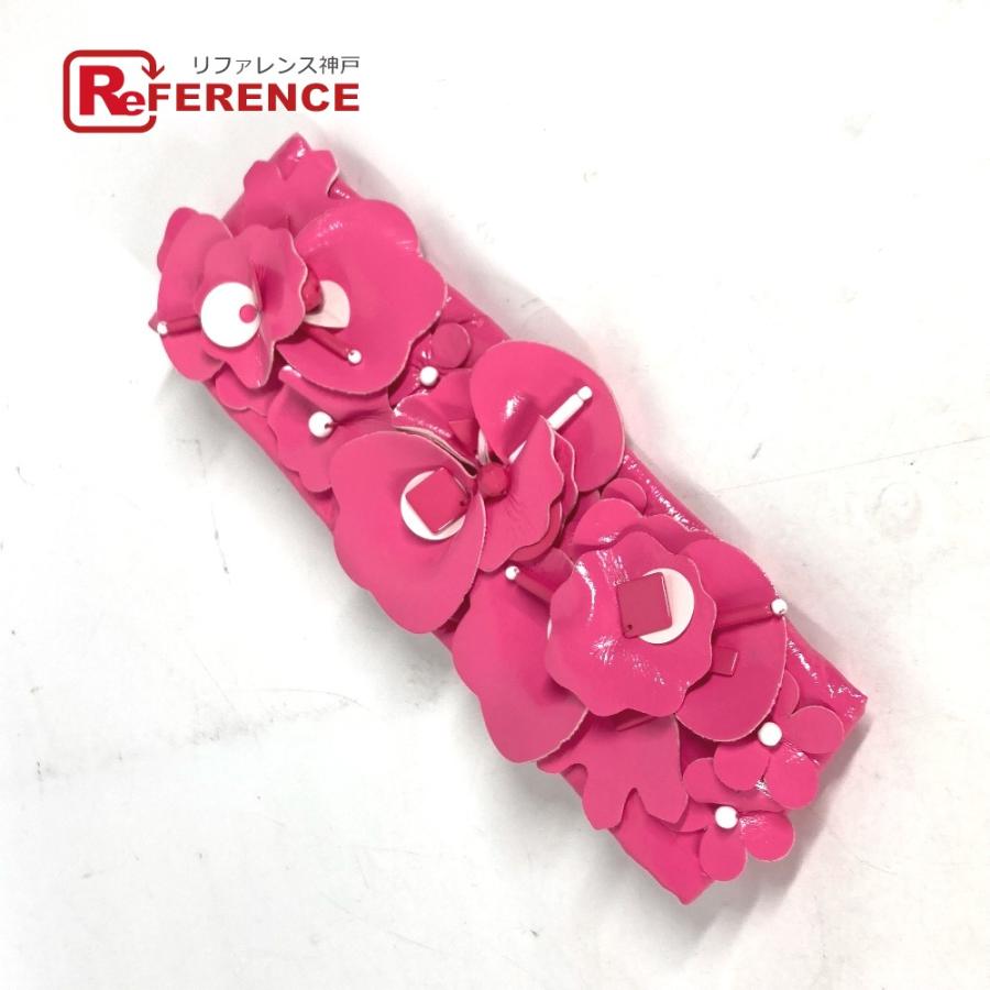 MIUMIU ミュウミュウ 花柄 フラワー ヘッドバンド ヘアアクセサリー ヘアバンド ピンク レディース【中古】 | miu miu