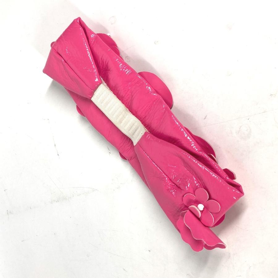 MIUMIU ミュウミュウ 花柄 フラワー ヘッドバンド ヘアアクセサリー ヘアバンド ピンク レディース【中古】 | miu miu | 01