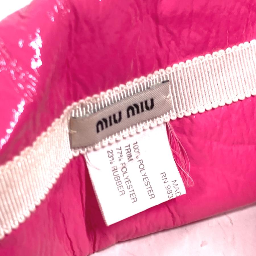 MIUMIU ミュウミュウ 花柄 フラワー ヘッドバンド ヘアアクセサリー ヘアバンド ピンク レディース【中古】 | miu miu | 08