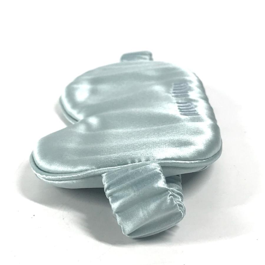 未使用 MIUMIU ミュウミュウ ロゴ アイマスク ブルー レディース【中古】 | miu miu | 03