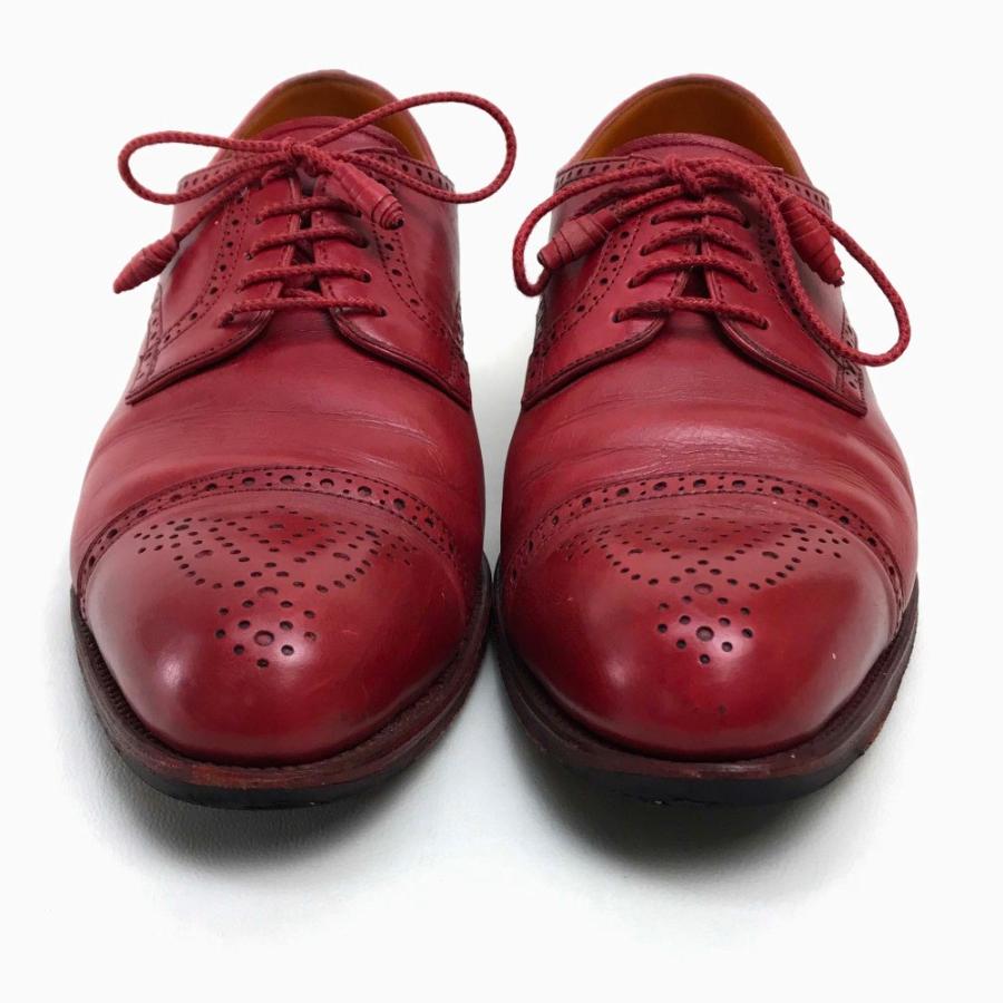 CARMINA カルミナ レースアップシューズ ストレートチップ メダリオン レザーシューズ メンズ レッド サイズ5 |  | 04