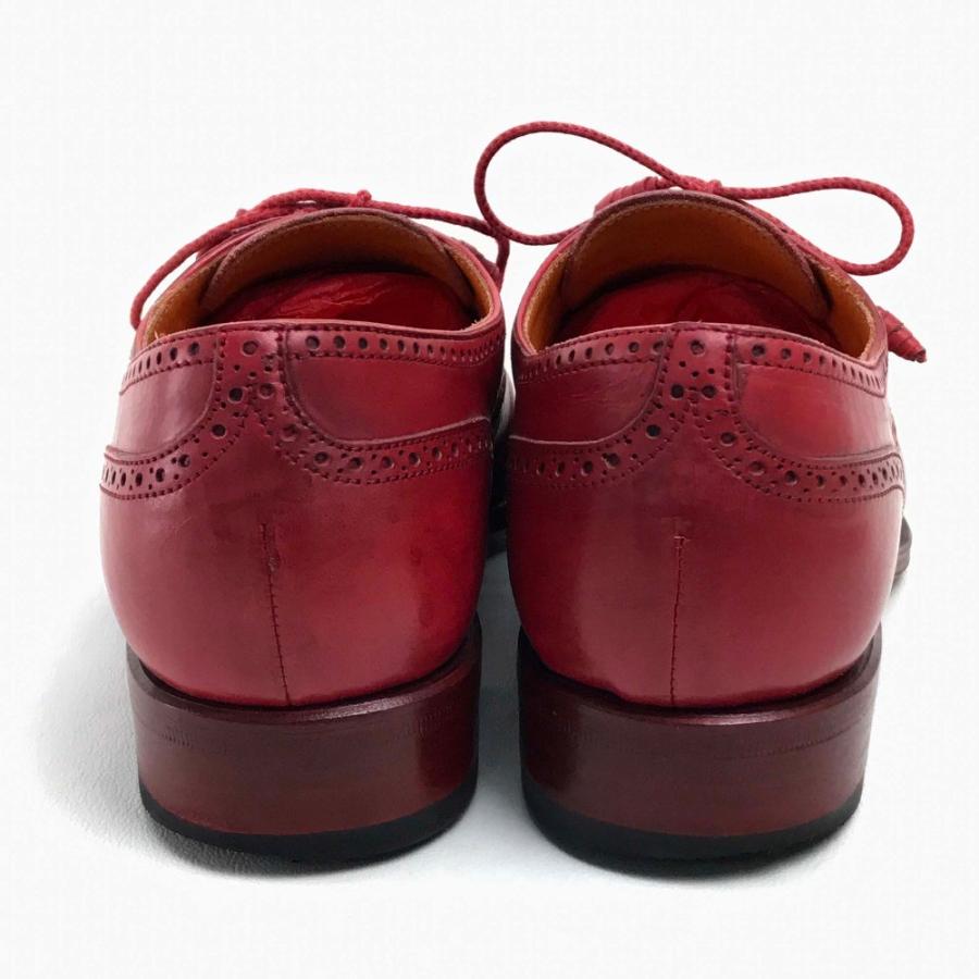 CARMINA カルミナ レースアップシューズ ストレートチップ メダリオン レザーシューズ メンズ レッド サイズ5 |  | 05