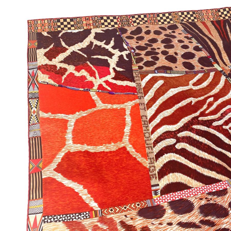 HERMES エルメス　カレ90  野生とカモフラージュ エルメス カレ90 PELAGES ET CAMOUFLAGE 野生とカモフラージュ