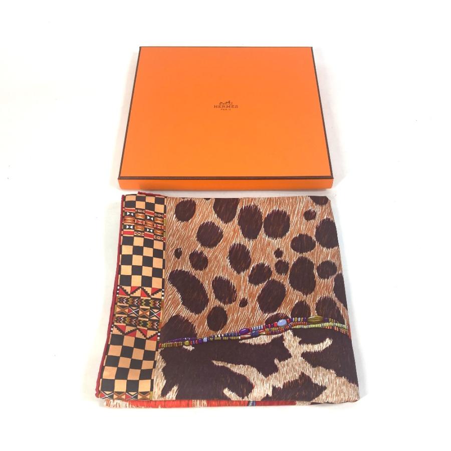 HERMES（エルメス） カレ90 PELAGES ET CAMOUFLAGE 野生と