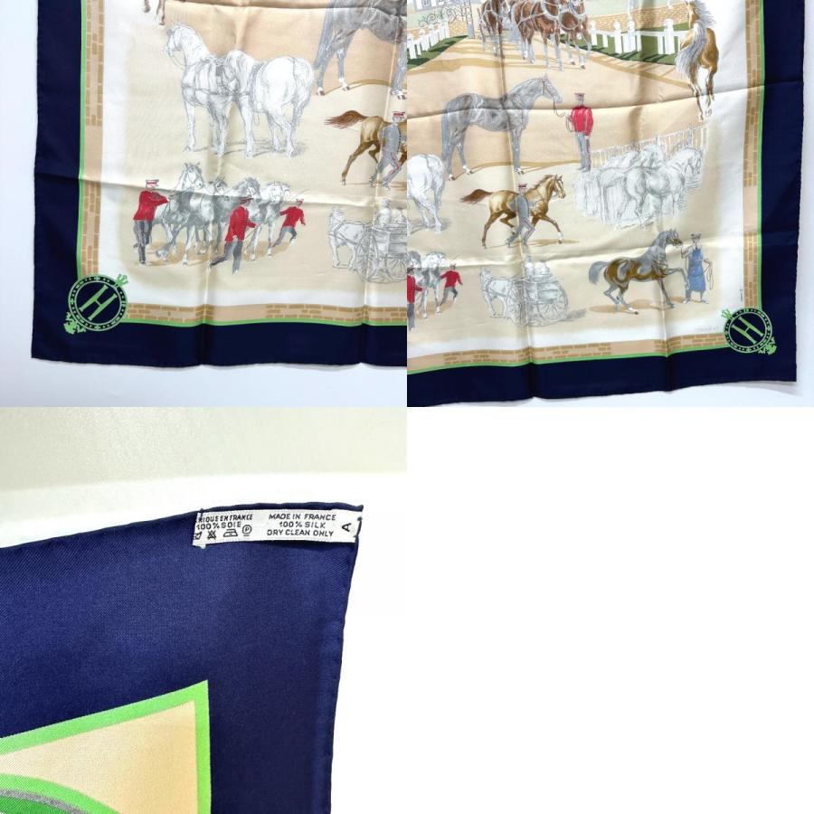 HERMES エルメス カレ90 LES HARAS NATIONAUX 国立種馬飼育場