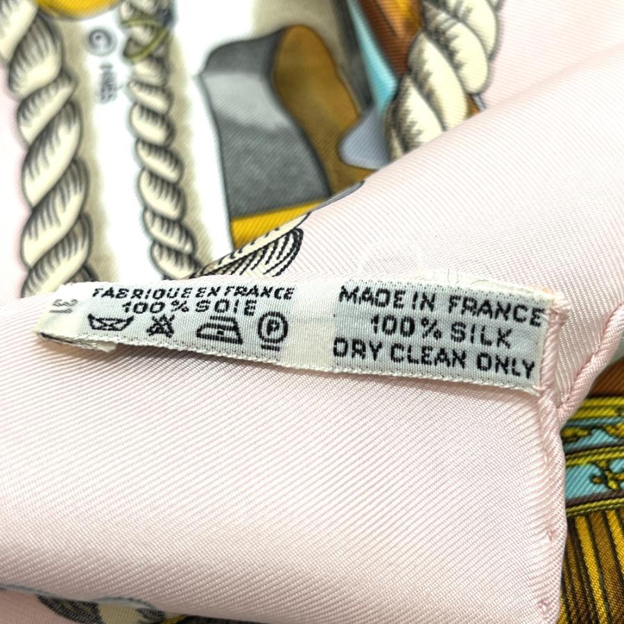 HERMES エルメス カレ90 MUSEE 美術館 カレ 90 スカーフ ピンク レディース【中古】 | HERMES | 08