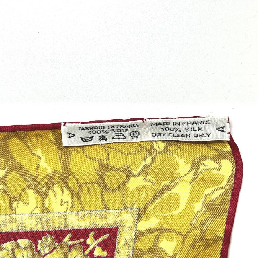 HERMES エルメス CARPE DIEM 今日一日を楽しむ 太陽 月 星 カレ90 カレ 90 スカーフ レッド レディース【中古】 | HERMES | 08