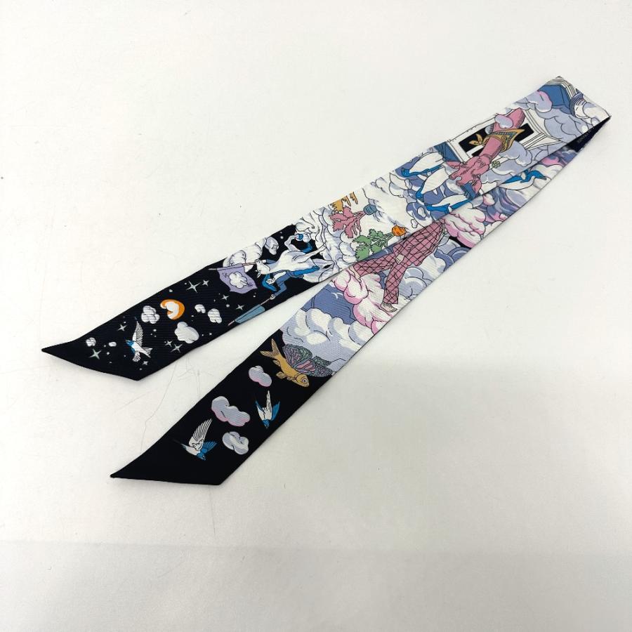 HERMES エルメス SUR MON NUAGE 私の雲 ツイリー スカーフ ブルー レディース【中古】新品同様 | HERMES | 01