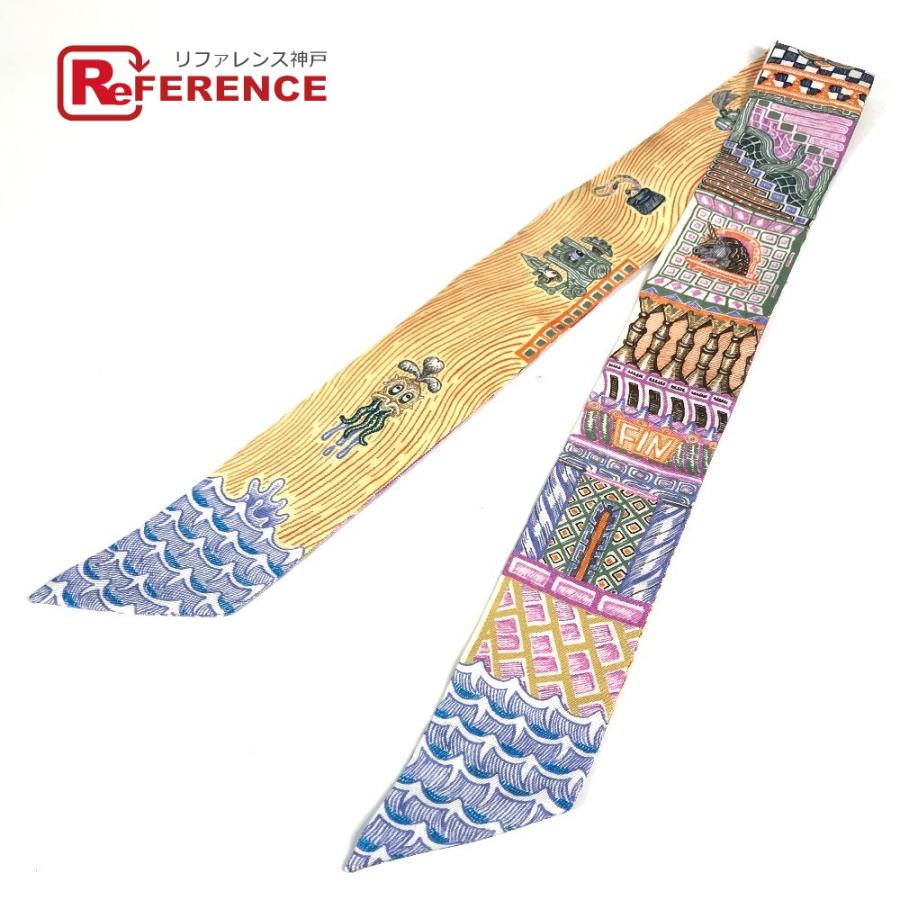 HERMES エルメス ツイリー ツィリー  バンドスカーフ スカーフ マルチカラー レディース【中古】 | HERMES