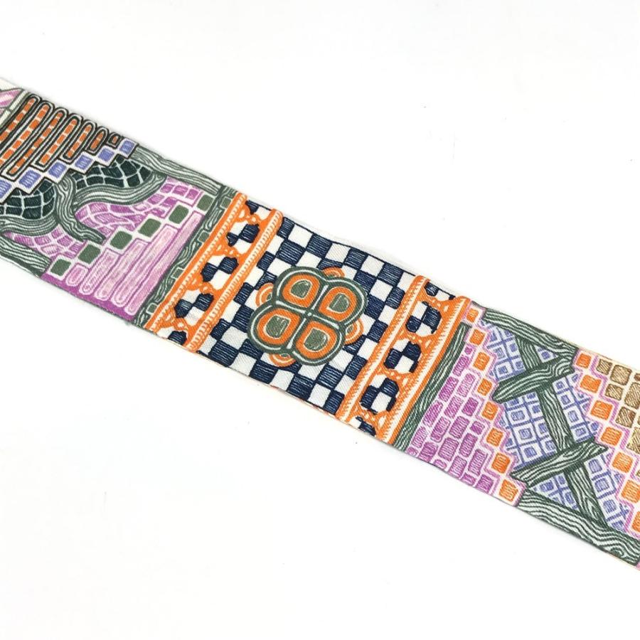 HERMES エルメス ツイリー ツィリー  バンドスカーフ スカーフ マルチカラー レディース【中古】 | HERMES | 01