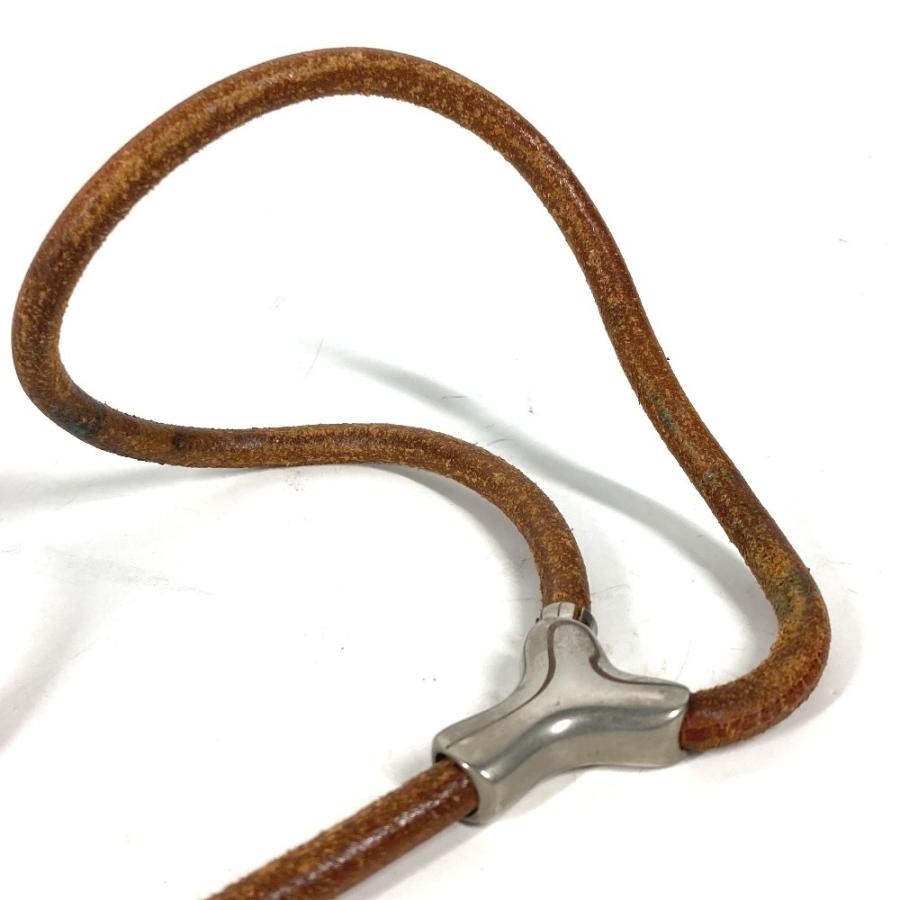 HERMES エルメス ペット用 ヘラクリード ドッグ 犬 ワンちゃん リード ブラウン ユニセックス【中古】 | HERMES | 01