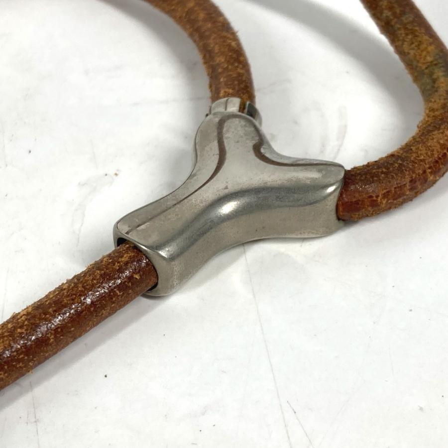 HERMES エルメス ペット用 ヘラクリード ドッグ 犬 ワンちゃん リード ブラウン ユニセックス【中古】 | HERMES | 02