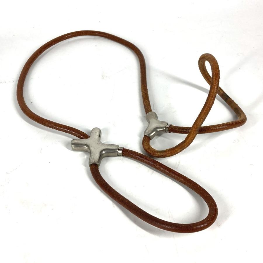 HERMES エルメス ペット用 ヘラクリード ドッグ 犬 ワンちゃん リード ブラウン ユニセックス【中古】 | HERMES | 05