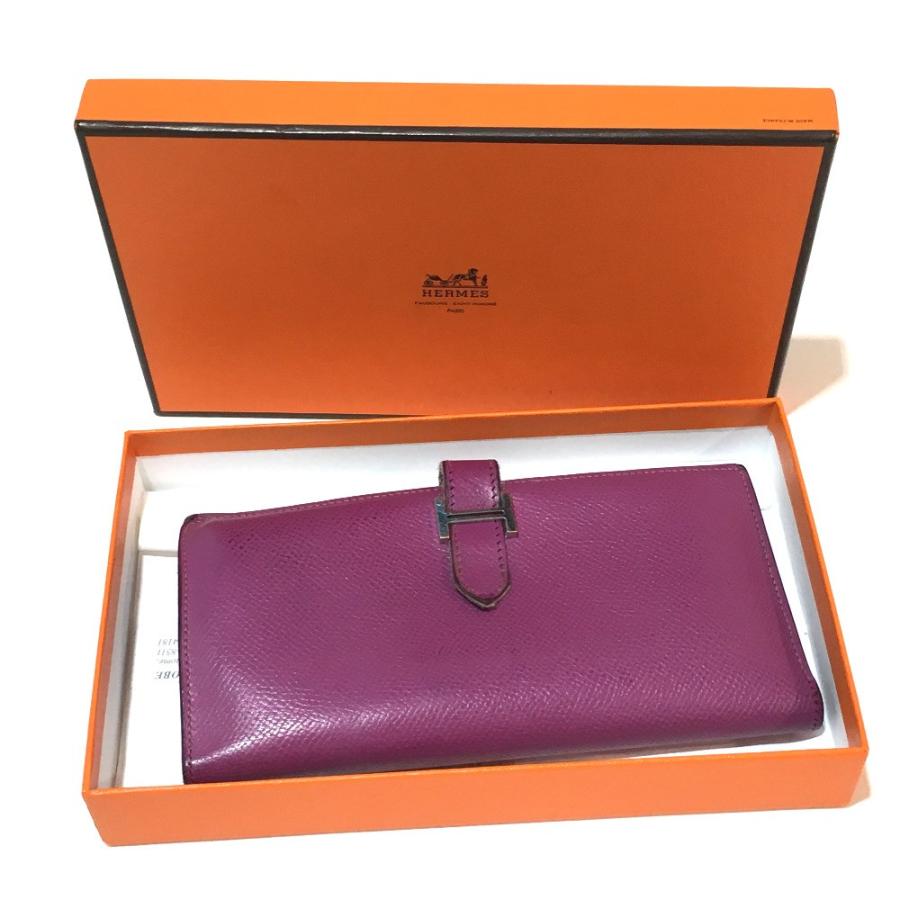 Hermes エルメス ベアンスフレ メンズ レディース 長財布 小銭入れあり シクラメン パープル ユニセックス 中古 2255 32 リファレンス コレクション 通販 Yahoo ショッピング
