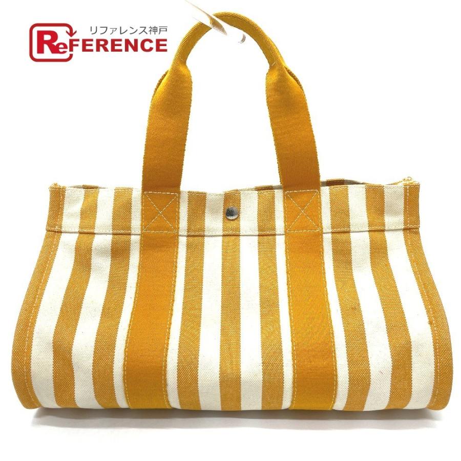 HERMES エルメス カンヌPMハンドバッグ オレンジポーチトートバッグ