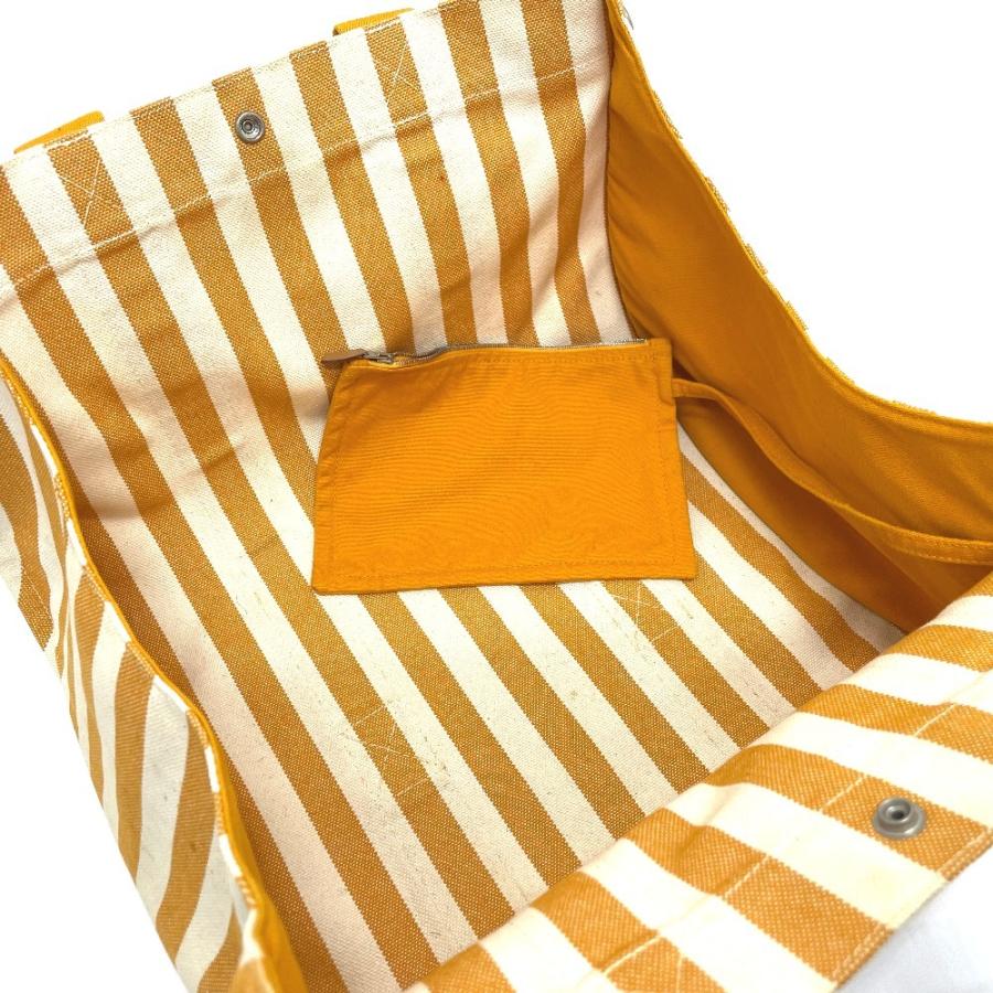 HERMES エルメス カンヌ ボーダー ポーチ付き ハンドバッグ