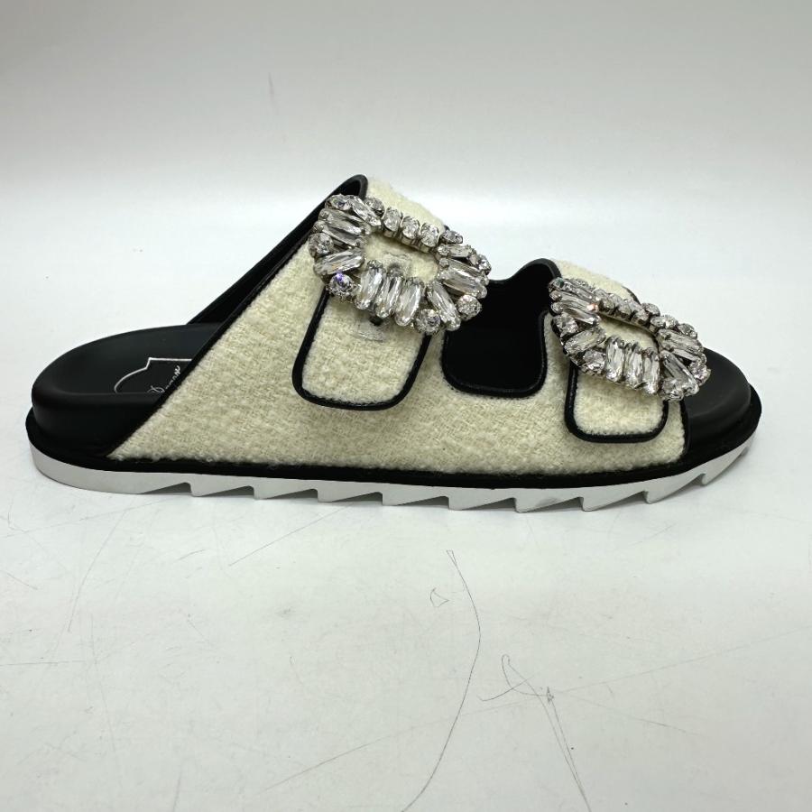 未使用 ROGER VIVIER ロジェヴィヴィエ スライディー ヴィヴ ストラス